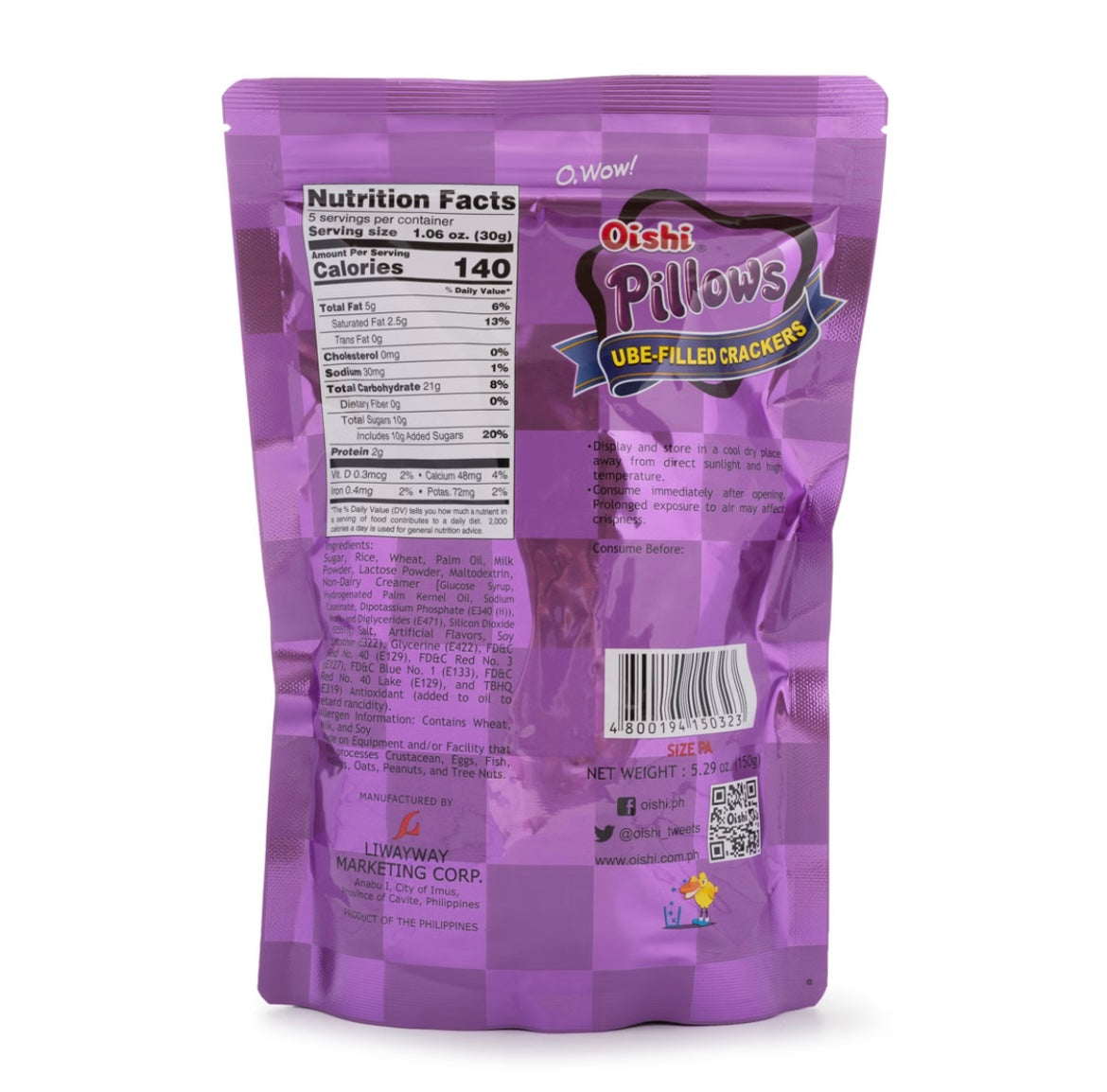 Oishi Pillows Ube
