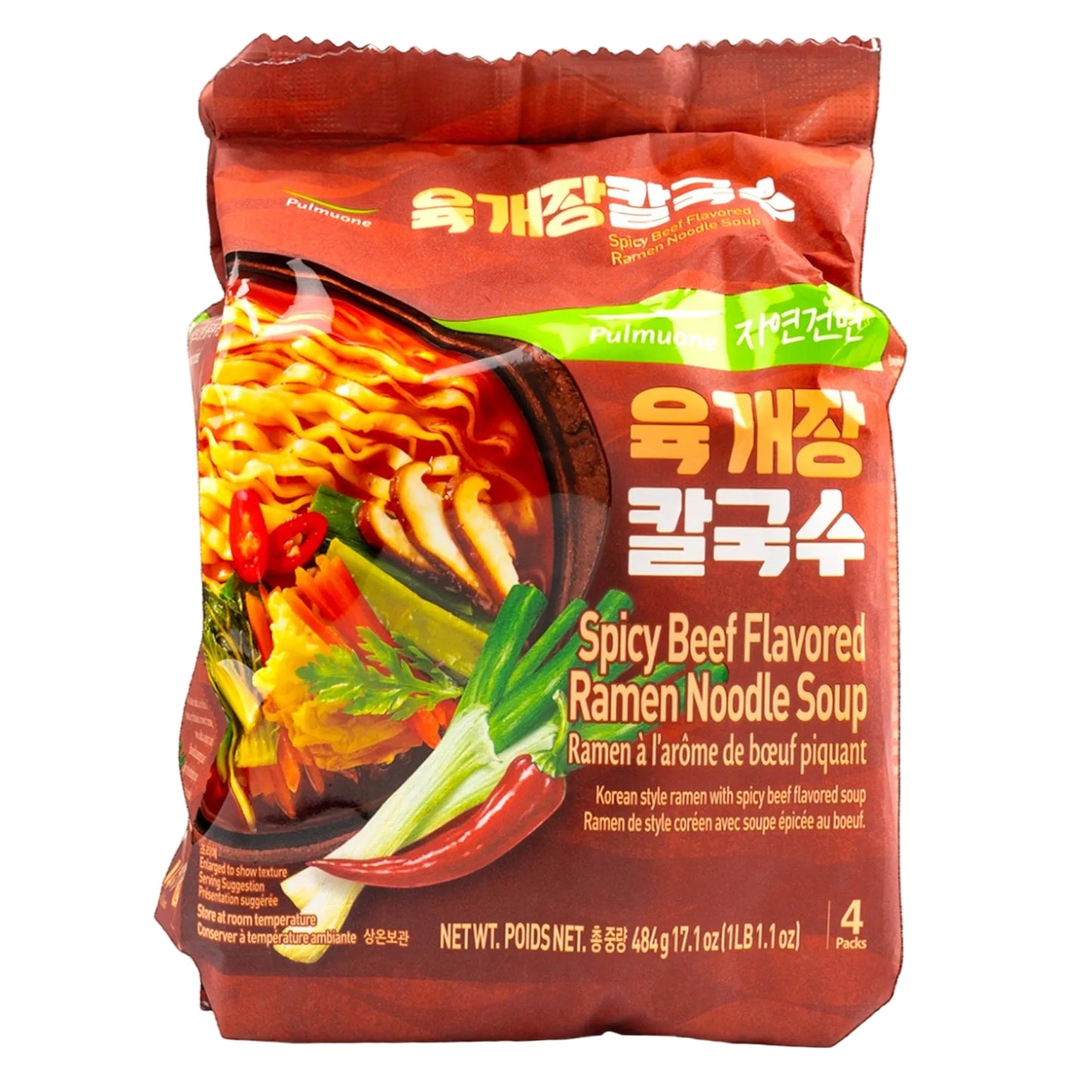 Pulmuone Spicy Beef Ramen
